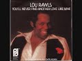 Lou Rawls - You'll Never Find Another Love Like Mine (Jimmy Michaels Unauthorized Disco Mix)