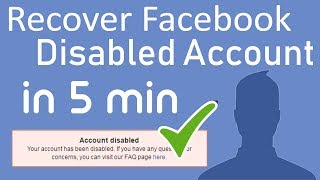 How to Recover Disabled Facebook Account in 5 minutes 2018 easy step by step FB Id