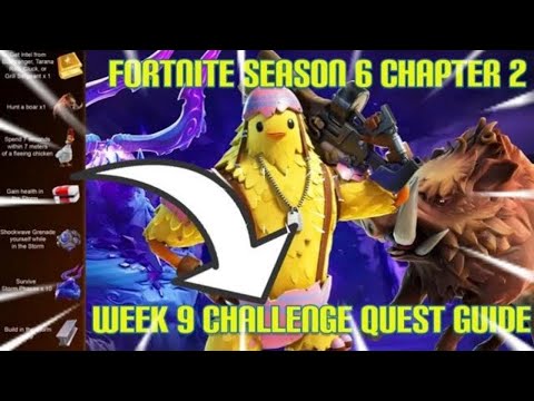 Fortnite Season 6 Chapter 2 Week 9 Challenge guide