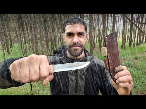 Heavy Rain Bushcraft Tips: How I Start Fire in the Rain with Nothing but my Knife & Firesteel