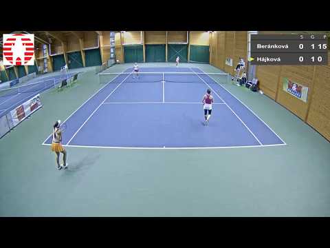 Beránková/Vlkovská vs. Hájková/Laboutková - 22.11.2018 - SF - Milovice - Halové Mistrovství ČR Žen