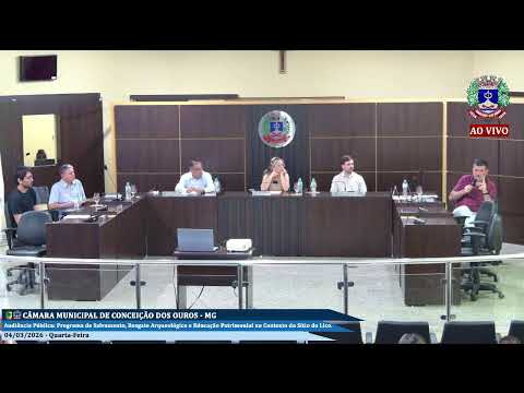 AUDIÊNCIA PÚBLICA: PROGRAMA DE SALVAMENTO, RESGATE ARQUEOLÓGICO E EDUCAÇÃO PATRIMONIAL-SÍTIO DO LICO