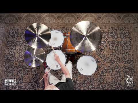 Used Sabian 16" AA Thin Crash Cymbal - 1034g (U21606-1052019D)