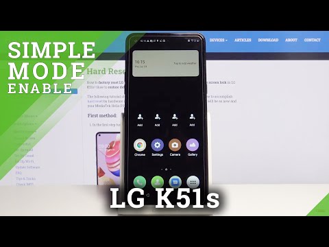 How to Activate Easy Mode in LG K51s – Use Simple Mode