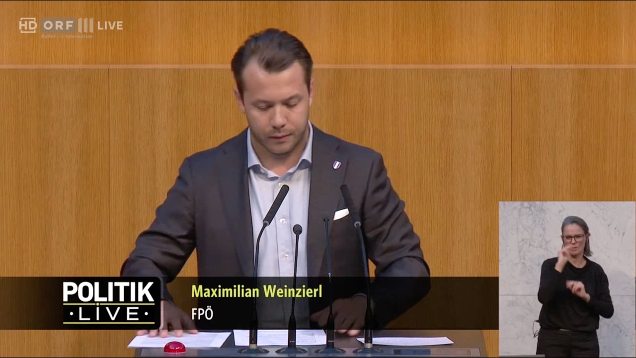 Maximilian Weinzierl   TOP 9   Überprüfung der Finanzierung von NGOs aus Steuermitteln