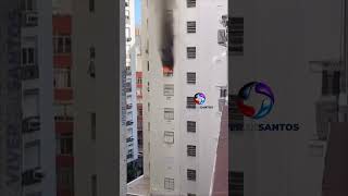 Incêndio atinge apartamento no bairro do Boqueirão na manhã deste domingo (19).