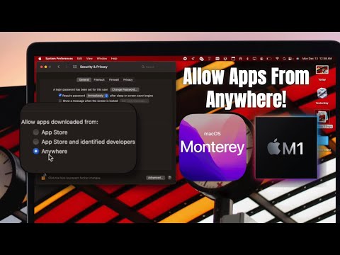 macOS Monterey: How to Allow Apps from Anywhere on Mac M1! [Open Unidentified Developer Apps]