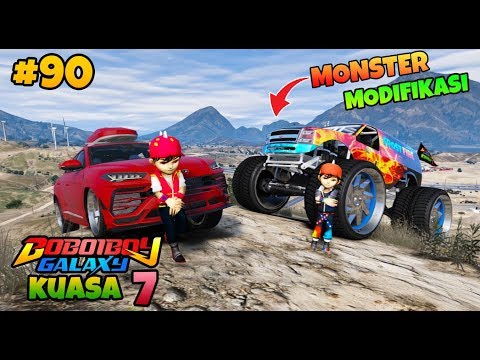 GTA 5 MOD BOBOIBOY POWER 7 MONSTER TRUCK MODIFICATION
