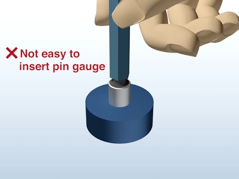 Replacement of the Pin Gauge for Inner Diameter Inspection【Air Gap Sensors】