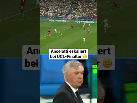 Ancelotti "eskaliert" 🤨😄