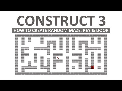 How to Create Random Maze with Key & Door in Construct 3