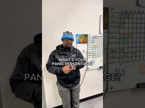 What's your panic percentage? 🔋