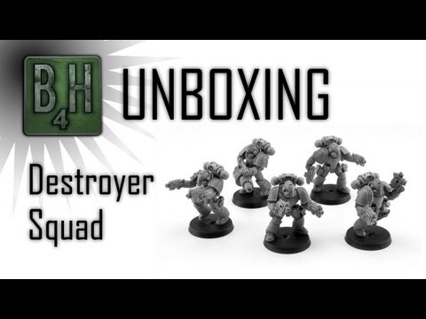 Unboxing: Forgeworld Legion Destroyers