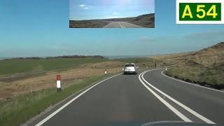 preview picture of video 'A54 (Peak District) - Bosley to Buxton (Part 2) - Front View with Rearview Mirror'