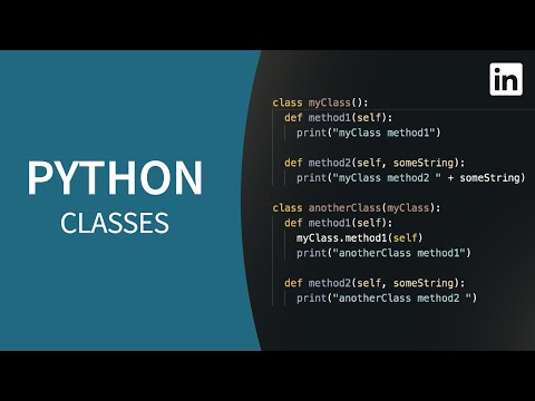 Python Tutorial - CLASSES for object-oriented programming