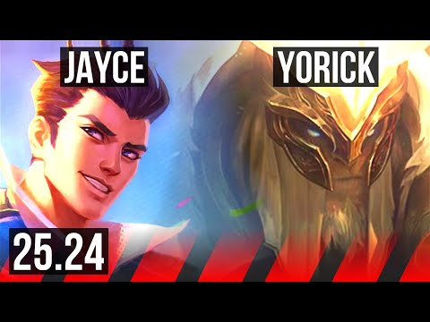 JAYCE vs YORICK (TOP) | 18/0/6, 52K damage | NA Master | 25.24