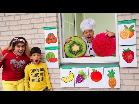 Fruits for Kids with Jason | Children's cafe with fruits!
