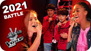 Phil Collins - You&#39;ll Be In My Heart (Maya/Oscar&amp;Mino/Saralynn) | The Voice Kids 2021 | Battles