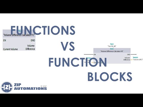 Difference between Functions(FC) and Function Blocks(FB) in TIA Portal