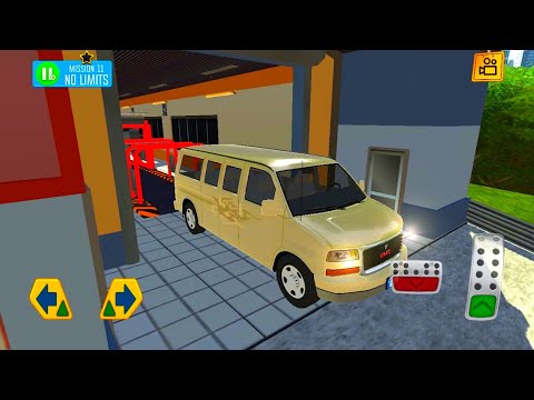Multi Floor Garage Driver People Carrier - Car Games Simulator - Android Gameplay