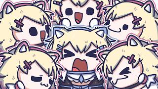 fuwawa cant handle mococo (hololive fan animation)