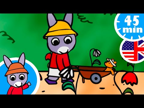 🌷Trotro takes care of his flowers 🌷