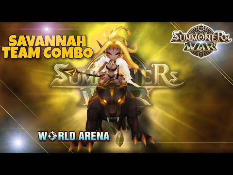 Savannah Team Combo in World Arena Ep. 3 - Summoners War