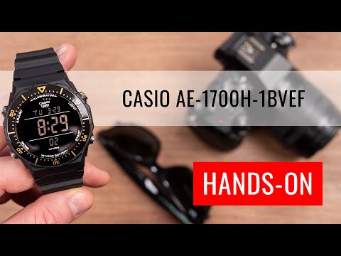 фото новые наручные часы casio ae-1700h-1b 0