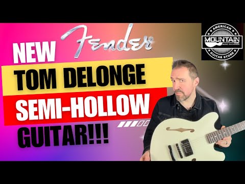 Fender Tom Delonge Starcaster!  The Return of The Tom Delonge Semi-Hollow!!!