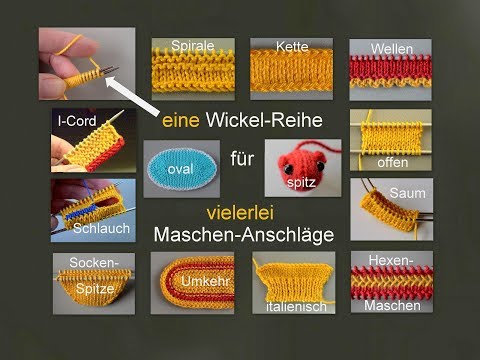 STRICKEN : 01.0 – AioWiA – eine Wickel-Reihe für vielerlei Maschen-Anschläge