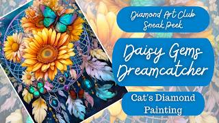 Diamond Art Club Sneak Peek | Daisy Gems Dreamcatcher | SO colourful!