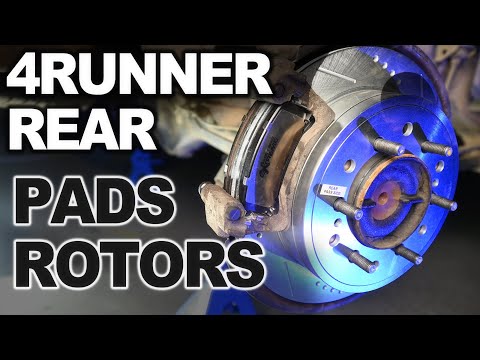 5th Gen 4Runner Brakes - Rear Pads and Rotor Replacement - PowerStop Extreme Z36