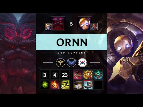 Ornn Support vs Blitzcrank - KR Diamond Patch 25.07
