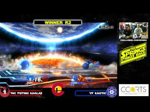 SSV - THC|Fisting Koalas (Sonic) Vs. YF Kaotic (Little Mac, Yoshi) - Smash 4