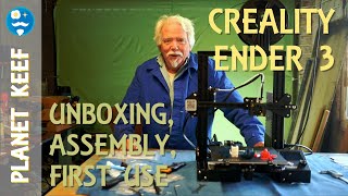 Creality Ender 3 3D Printer Unboxing, Assembly and First Use