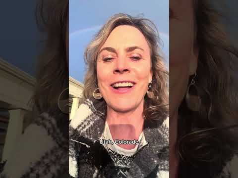 After 1,300 Miles Across 3 States… A Sign in Santa Fe 🌈