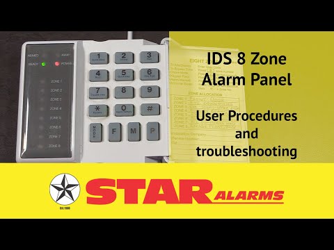 Star Alarms - IDS8 Zone Alarm Panel Demo