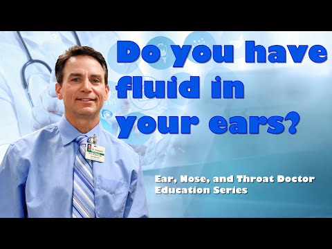 Fluid in your ears?