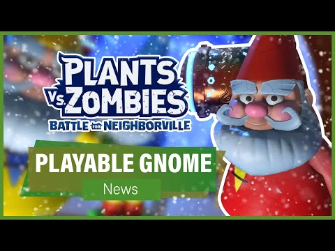PLAYABLE GNOME CHARACTER LEAKED FOOTAGE (News) - Plants vs Zombies: Battle For Neighborville