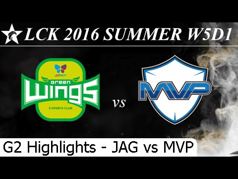 JAG vs MVP Game 2 Highlights + Damage 20/06/2016 - LCK Summer 2016 W5D1M1 Jin Air Greenwings vs MVP
