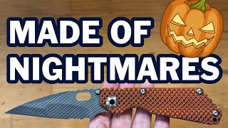 Most Halloween Knife Ever Made - Mick Strider Custom Nightmare Grind SnG - Small Details Overview