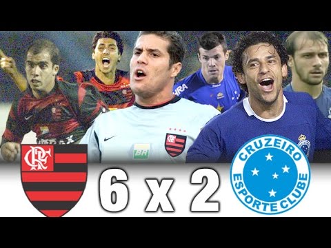 Flamengo 6 x 2 Cruzeiro * Brasileiro 2004 * Melhores Momentos