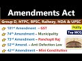Understanding Recent Constitutional Amendments in India