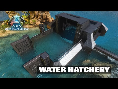 Ark Survival Ascended Base Builds - Water Hatchery - ASA