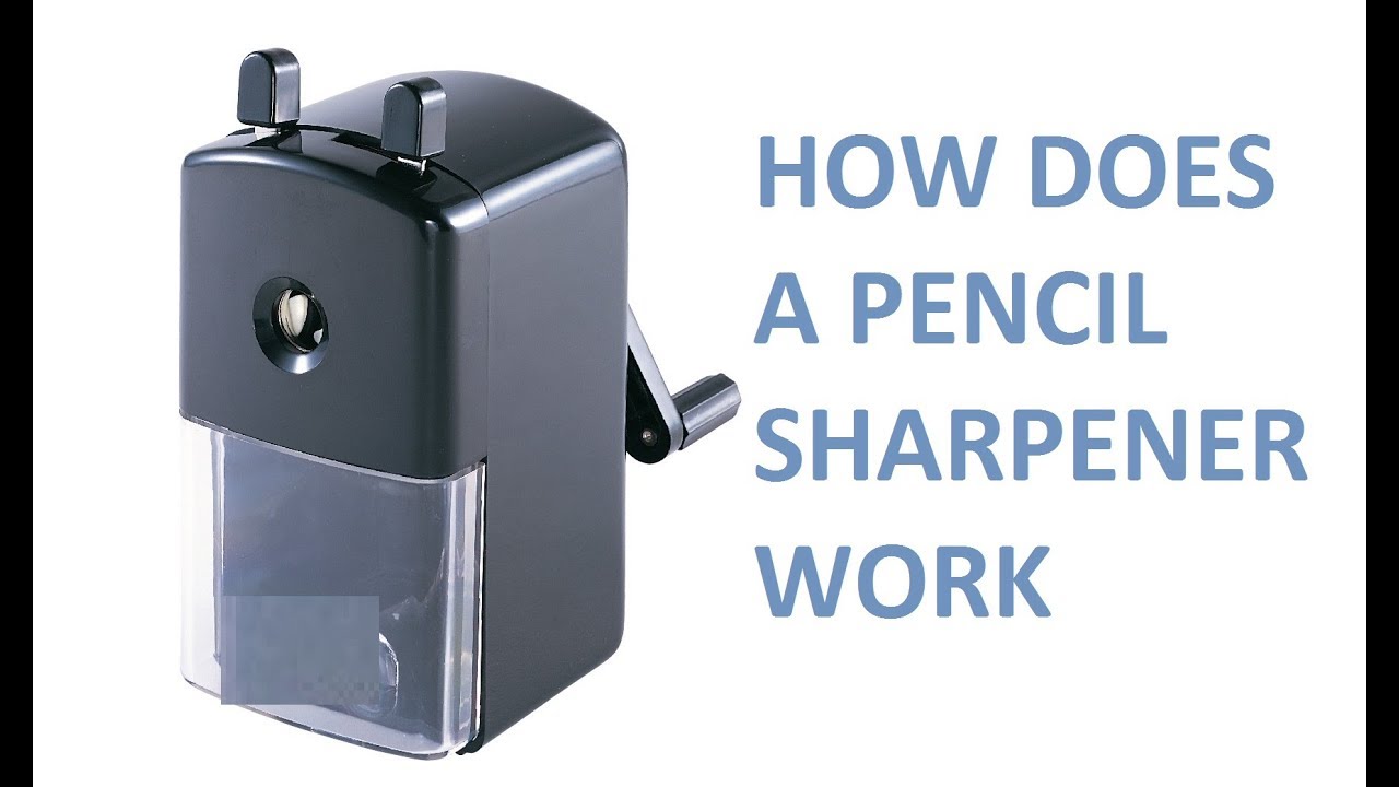 How does a pencil sharpener work