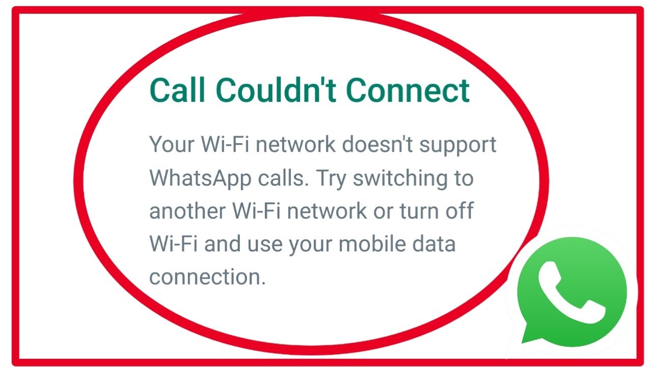 Why doesn't WhatsApp work with Wi-Fi?