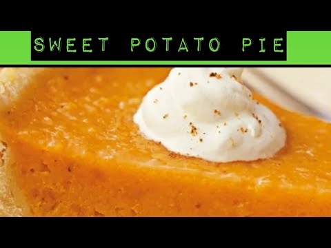 Award Winning Deep Dish Sweet Potato Pie-SOOOO GOOD!
