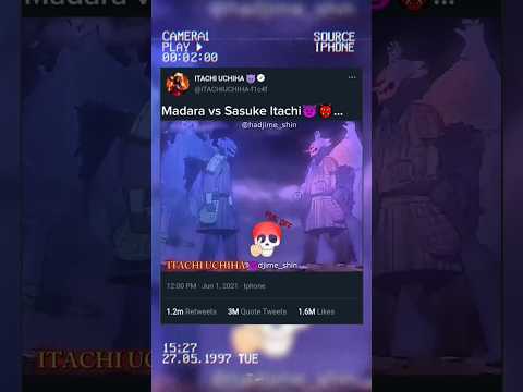 Madara vs Sasuke Itachi 😈👹⚡🔥 ll Fight || #anime #itachi #sasuke #madara #uchiha