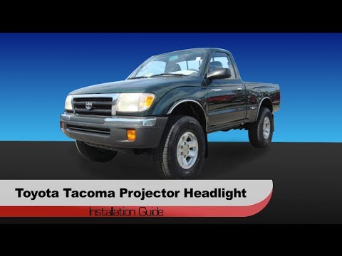 Spyder Auto Installation: 1997-2000 Toyota Tacoma Halo Projector Head Lights