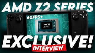 AAA games at ABOVE 60fps!? - AMD Z2 Series Interview (CES 2025)